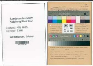 Entnazifizierung Johann Waltenbauer , geb. 12.08.1905 (Steiger)