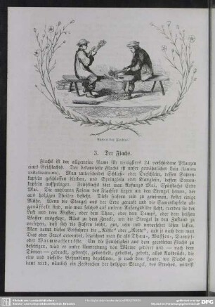 Rüffeln des Flachses