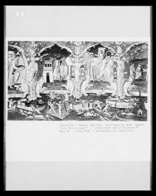 Decke von Santa Costanza in Rom