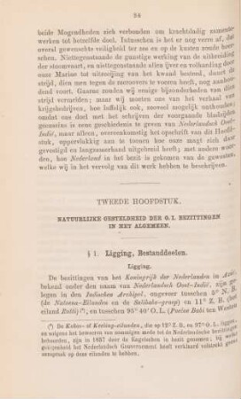 Tweede hoofdstuk. Natuurlijke gesteldheid der O. I. bezittingen in het algemeen
