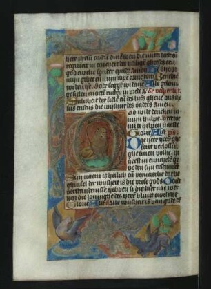 Horarium : Horarium, Textseiten mit Illustrationen, fol. 77v-79r, Niederlande, 15.-16. Jh.
