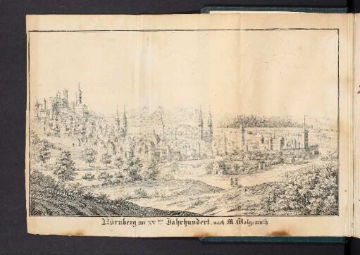Frontispiz: Nürnberg im XVten Jahrhundert, nach M. Wolgemuth.