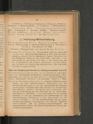 g) Harburg-Wilhelmsburg
