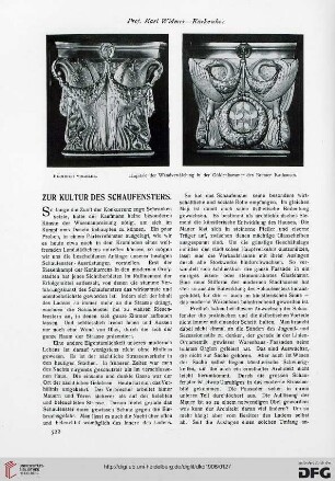 Zur Kultur des Schaufensters