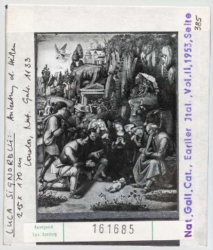 Luca Signorelli: Anbetung der Hirten, London, National Gallerie