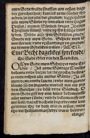 Eine Bicht dagelikes sprekende ...