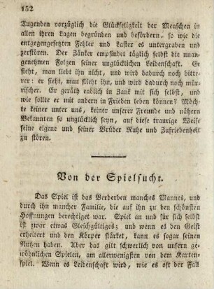 Von der Spielsucht
