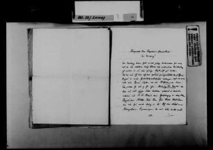 Schreiben von Heinrich Hansjakob, Hagnau, an August Lamey: Bitte um eine Versetzung aus Hagnau nach Freiburg im Breisgau.