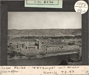 Insel Philae. Isistempel mit seinen Vorhöfen