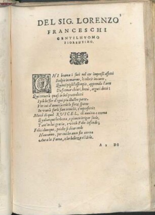 [Beiträger: Lorenzo Franceschi, Antonio Renieri da Collo]