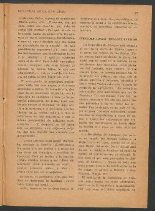 Informaciones trasatlánticas