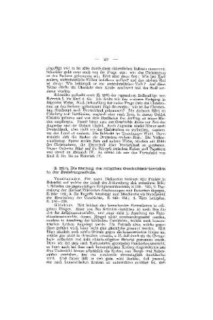 Die Stellung des religiösen Geschichtsunterrichts in der Erziehungsschule