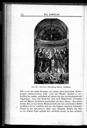 Abb. 129. Carpaccio: Darstellung Christi. Akademie