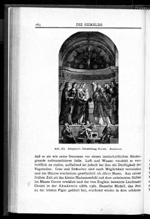 Abb. 129. Carpaccio: Darstellung Christi. Akademie