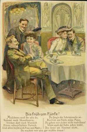 Bis früh um Fünfe! - Mädchens, seid ihr alle da [...]