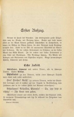 Tiberius Gracchus : Trauerspiel in fünf Aufzügen