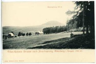 Altenberg. Villen-Kolonie,Geisingberg