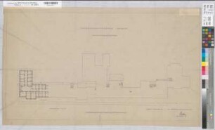 Arnsberg, Bezirksregierung, Hauptgebäude Seibertzstr. 1, Grundriss Kellergeschoss, Vorentwurf
