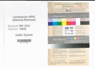 Entnazifizierung Guenter Jodeit , geb. 01.01.1916 (Polizist)