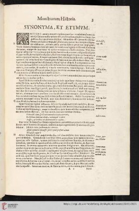 Synonyma et Etymvm