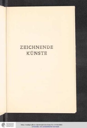 Zeichnende Künste