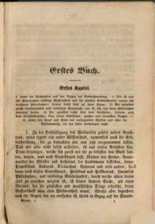 Strabo's Erdbeschreibung. 1, Buch 1 und 2