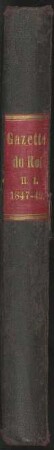 Gazette du Roi : 002, 1847-1849