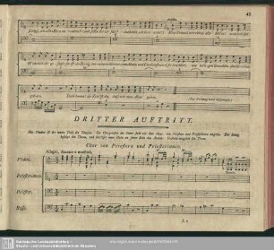 3. Auftritt: Coro: Geist aller Welten