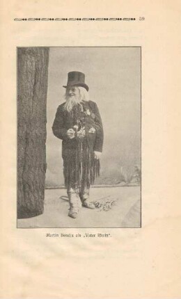 Martin Bendix als "Vater Rhein"