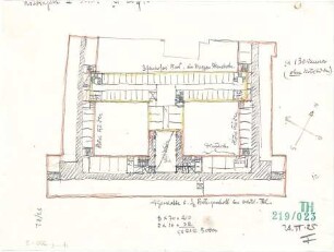 Fischer, Theodor; Bad Kissingen; Kurhaus-Hotel - Grundriss