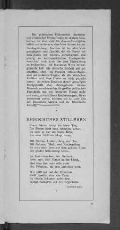 Rheinisches Stilleben
