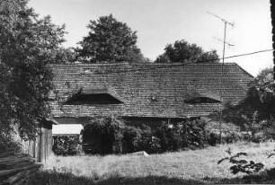 Boxberg/O.L.-Bärwalde. Mühle, Dach von Mühle und Wohnhaus