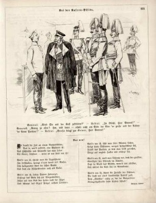 "Bei der Kasern-Visite"