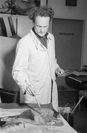 Porträt des Bühnenbildners Heinrich Kilger : Porträt von Heinrich Kilger
