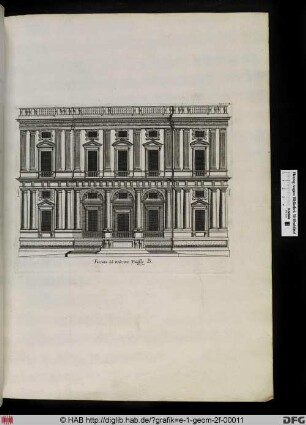 Facciata del Medesimo Palazzo .B.