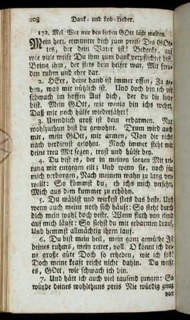 [172 Mein herz, ermuntre dich zum preise] - [186 Sollt ich meinem Gott nicht singen?]