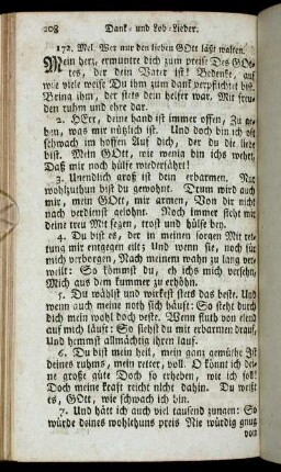 [172 Mein herz, ermuntre dich zum preise] - [186 Sollt ich meinem Gott nicht singen?]