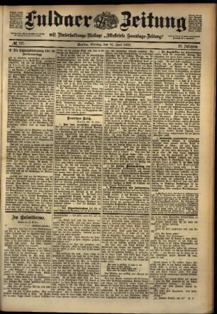 Ausgabe vom Montag, den 18. Juni 1900.