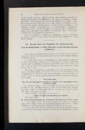 IIa. Die Normal-Beobachtungs-Stationen und Signalstellen der Seewarte an der Deutschen Küste.