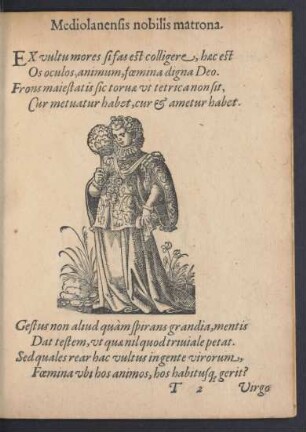 Mediolanensis nobilis matrona.