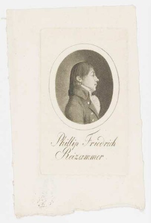 Bildnis des Phillip Friedrich Reizammer