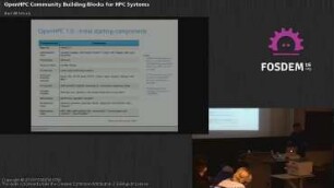 OpenHPC: Community Building Blocks for HPC Systems