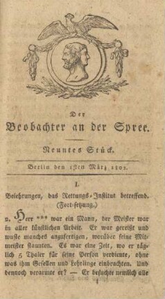 9. Stueck, 1. Maerz 1802