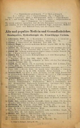 Antiquarischer Katalog. 236. 1897
