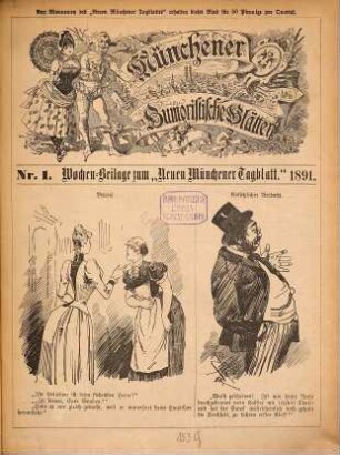 Münchener humoristische Blätter. 1891