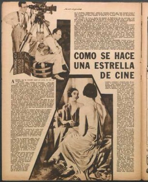 Como se hace una estrella de cine