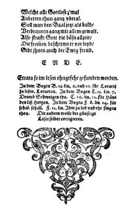 Errata so im lesen ohngefehr gefunden worden.