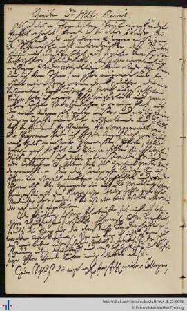 Brief von Wilhelm Rein an Franz Karl Grieshaber (20.02.1845)