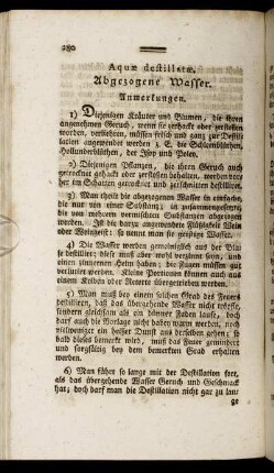 Aquæ destillatæ. Abgezogene Wasser.
