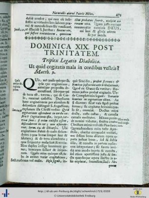 Dominica XIX. post Trinitatem.
